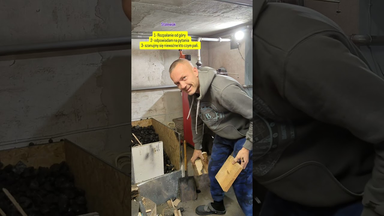 Rozpalanie w kotle (piecu) od g&oacute;ry.🔥 Jak nie palić, oszczędne palenie ❌