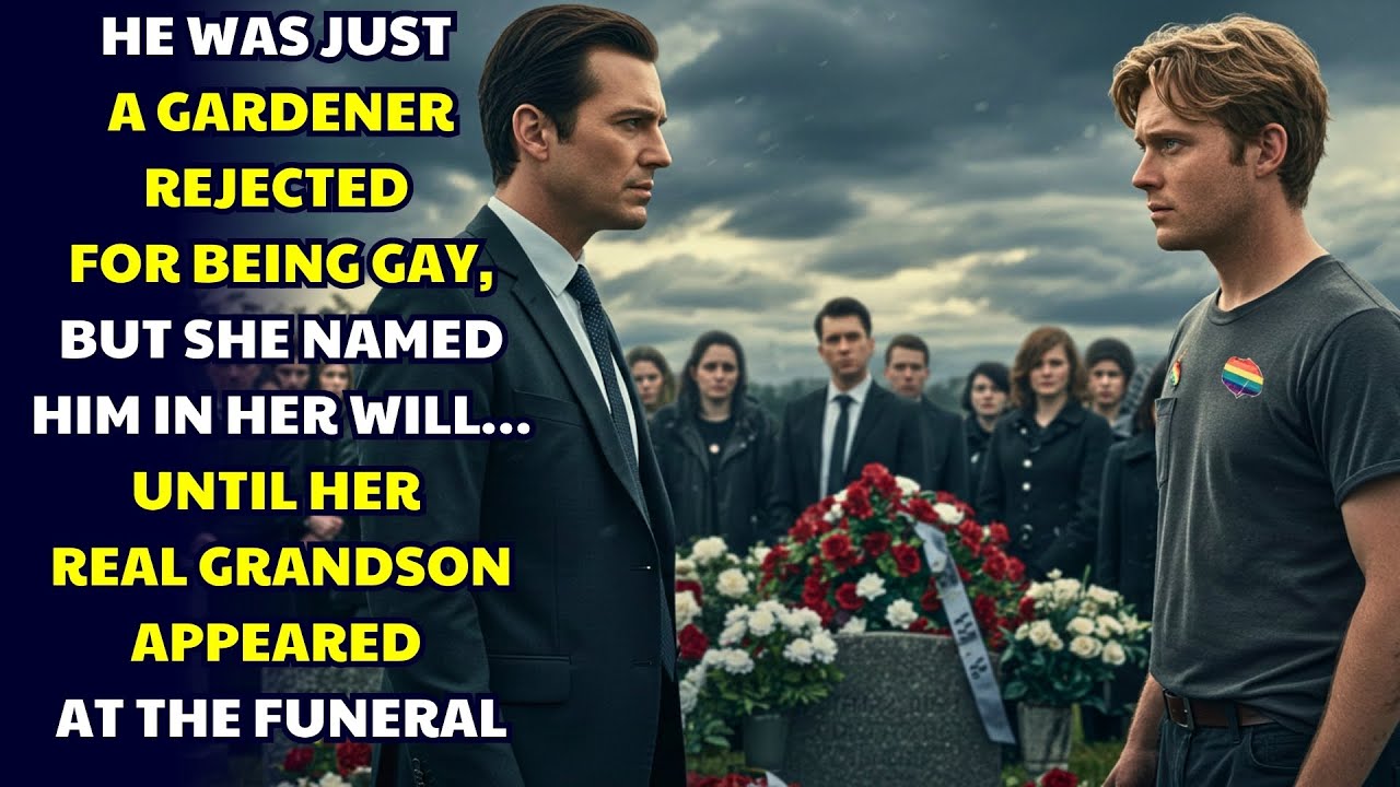 HE WAS JUST A GARDENER REJECTED FOR BEING GAY — BUT SHE NAMED HIM IN HER WILL… UNTIL HER REAL GRANDS