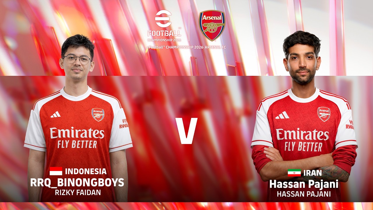 Group Match: RRQ_BINONGBOYS vs Hassan Pajani | eFootball™ Championship 2026 Arsenal FC Club Finals