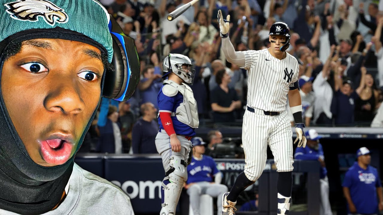 ПЕРВАЯ ⚾️ РЕАКЦИЯ!! Реакция на лучшие моменты третьей игры ALDS &laquo;Блю Джейс&raquo; против &laquo;Янкиз&raquo; (7 окт...