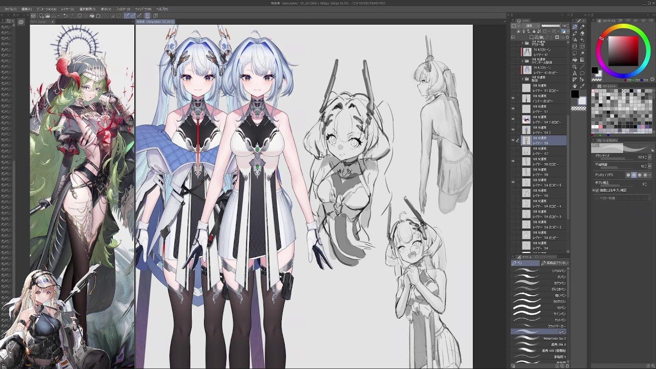【お絵描き配信】VTuberモデル制作をしてみる【魂募集予定】 / One-off VTuber Art [Adoptable]_20260215