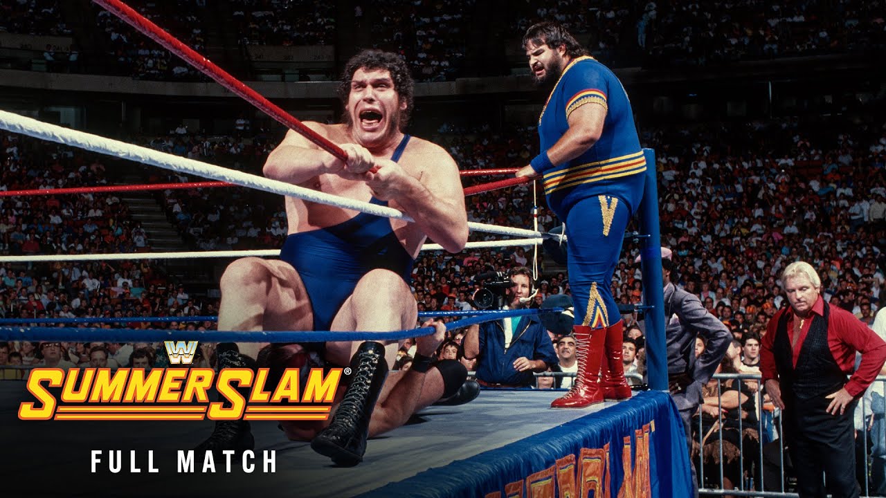 ПОЛНЫЙ МАТЧ: Джим Дагган и Demolition против Андре Гиганта, Акима и Биг Боссмена: SummerSlam 1989