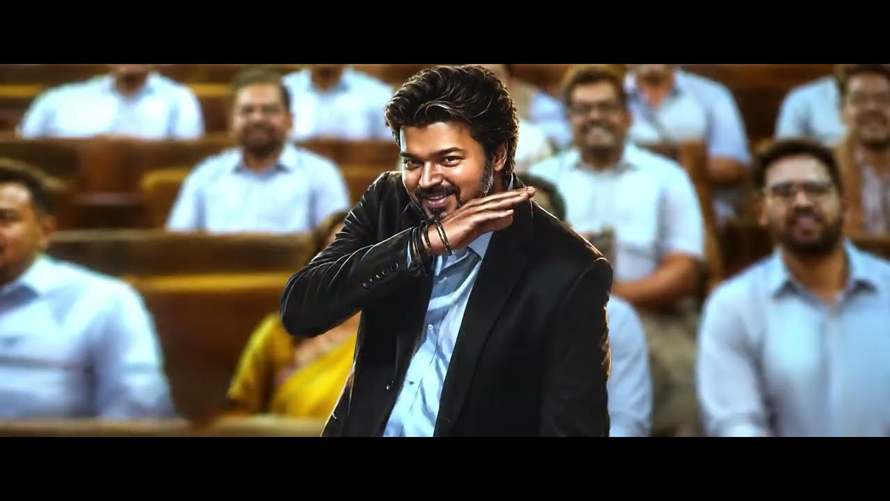 Jana Nayagan - Title Card HD | Thalapathy Vijay | Pooja Hegde | H Vinoth | Anirudh | KVN