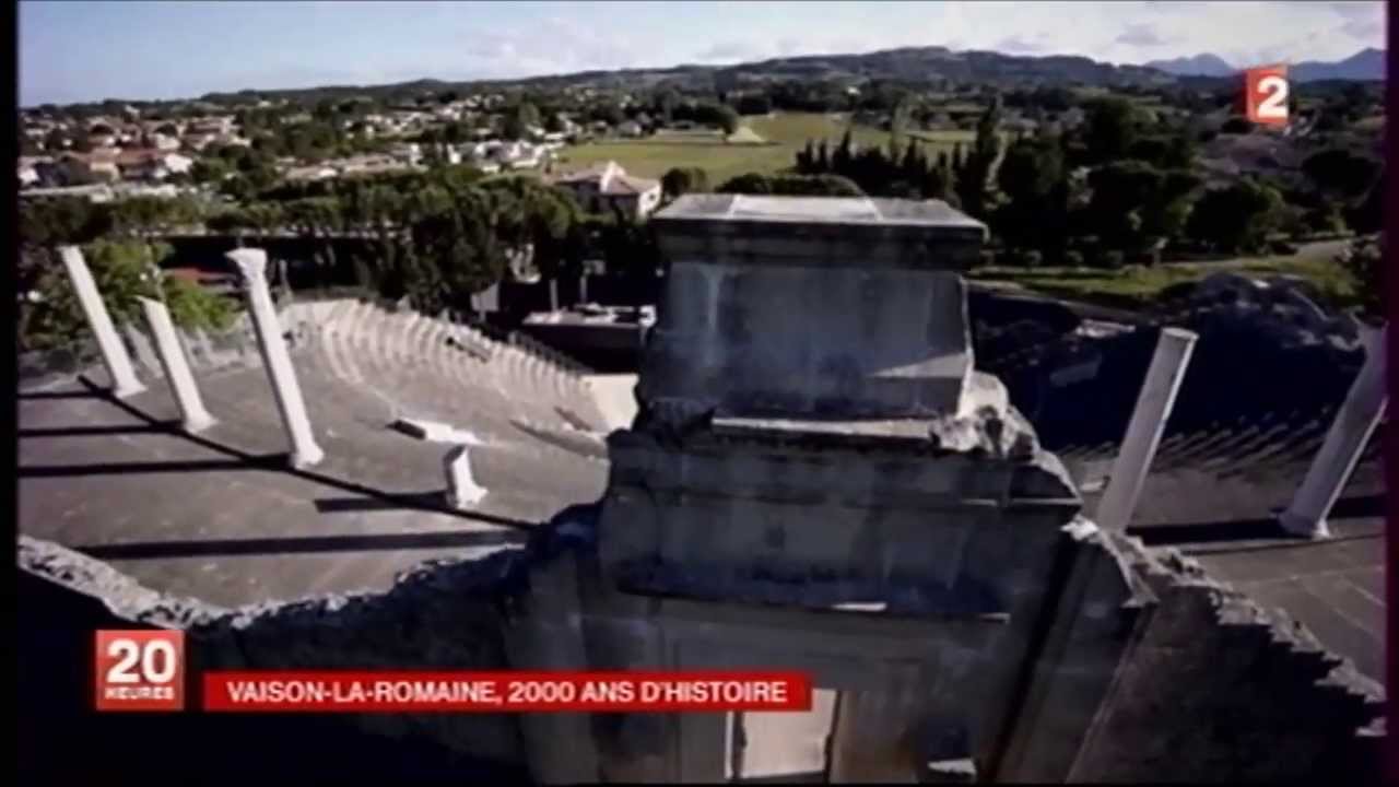 Vaison-la-Romaine et son patrimoine au 20h de France 2 du 10/10/2013