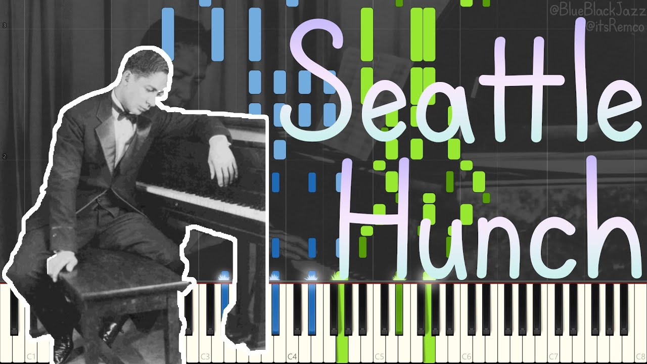 Jelly Roll Morton - Seattle Hunch 1929 (Classic New Orleans Jazz Piano Synthesia)