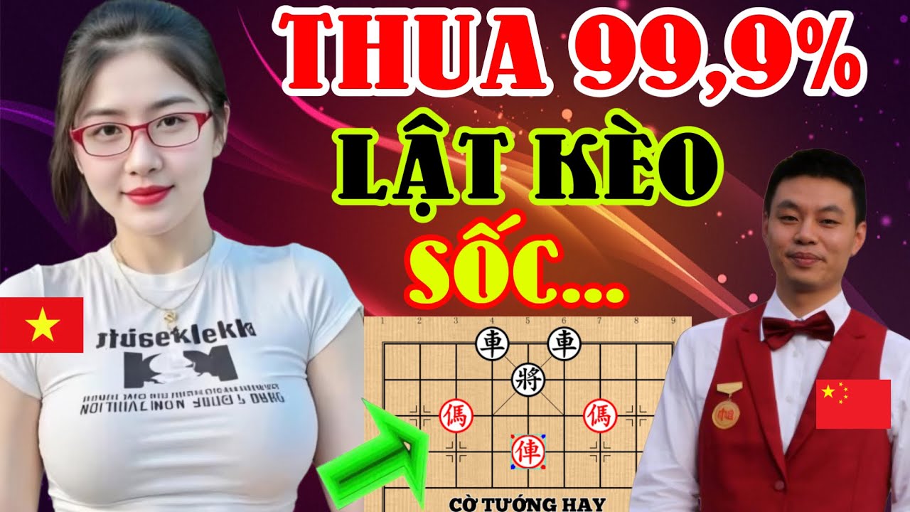 🔴 CỜ TƯỚNG | HAY DÃ MAN, THUA 99,9% PHẾ XE THẮNG NGƯỢC