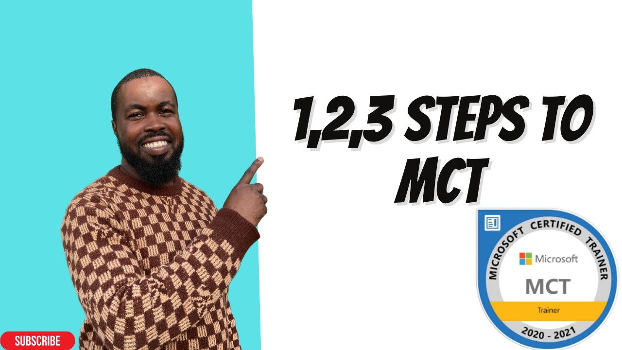1-2-3 To MCT | How to Become a Microsoft Certified Trainer in 3 EASY Steps