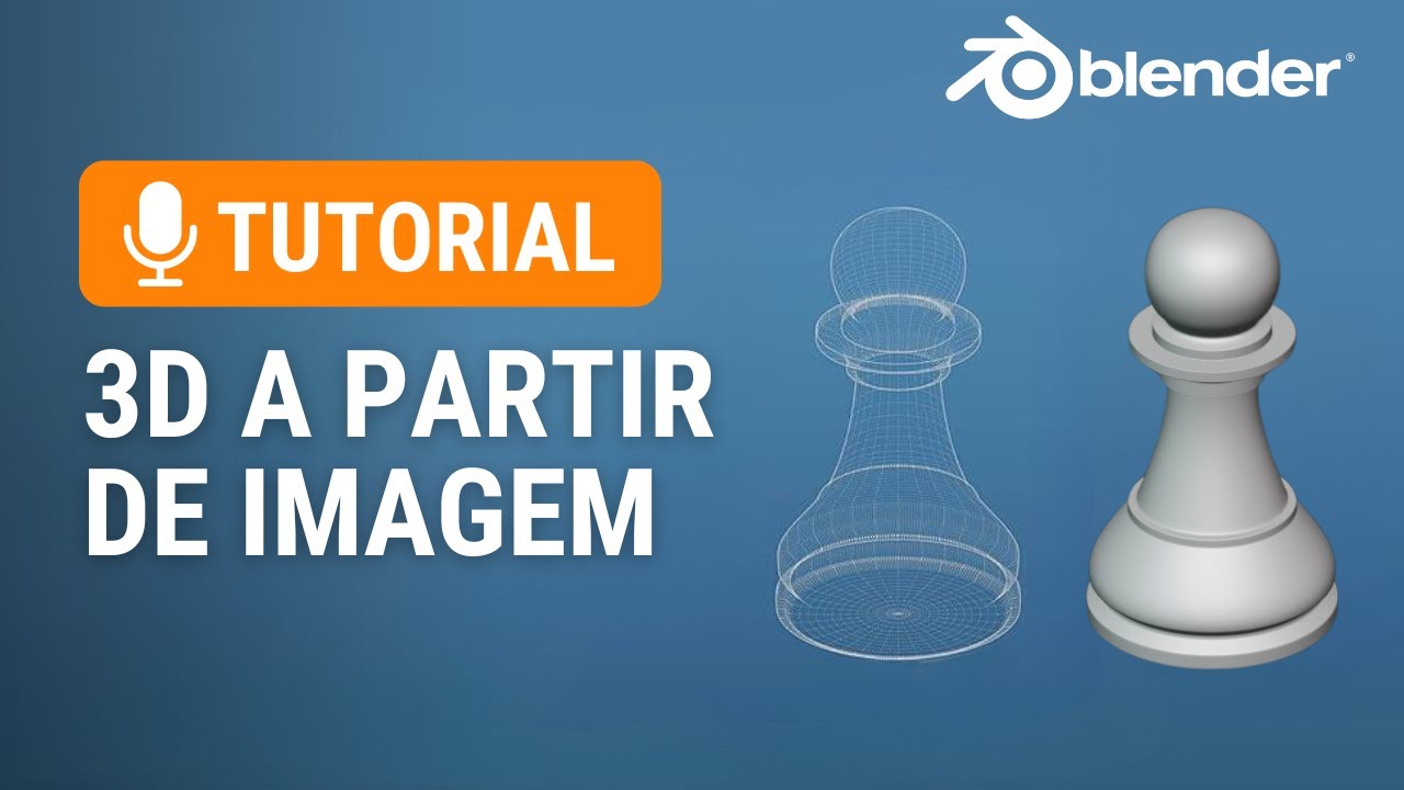 MODELAR A PARTIR DE UMA IMAGEM NO BLENDER | Modelando um peão