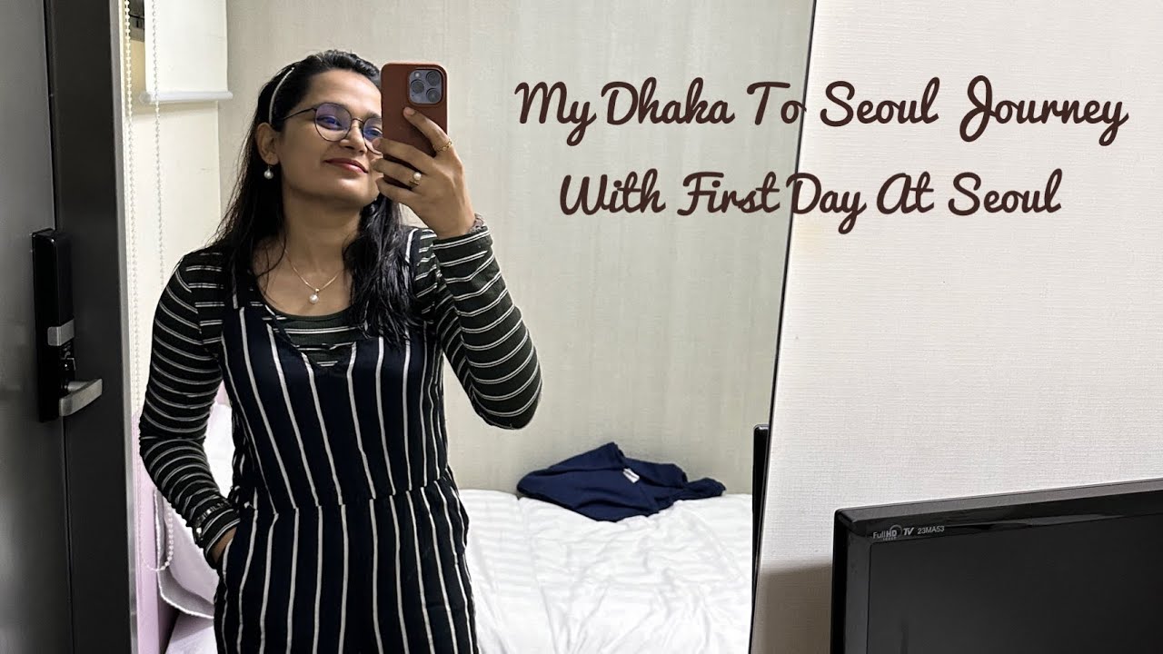 🇰🇷 From Dhaka to Seoul ✈️ | My First Day Exploring Myeongdong, Korea’s Vibrant Heart!