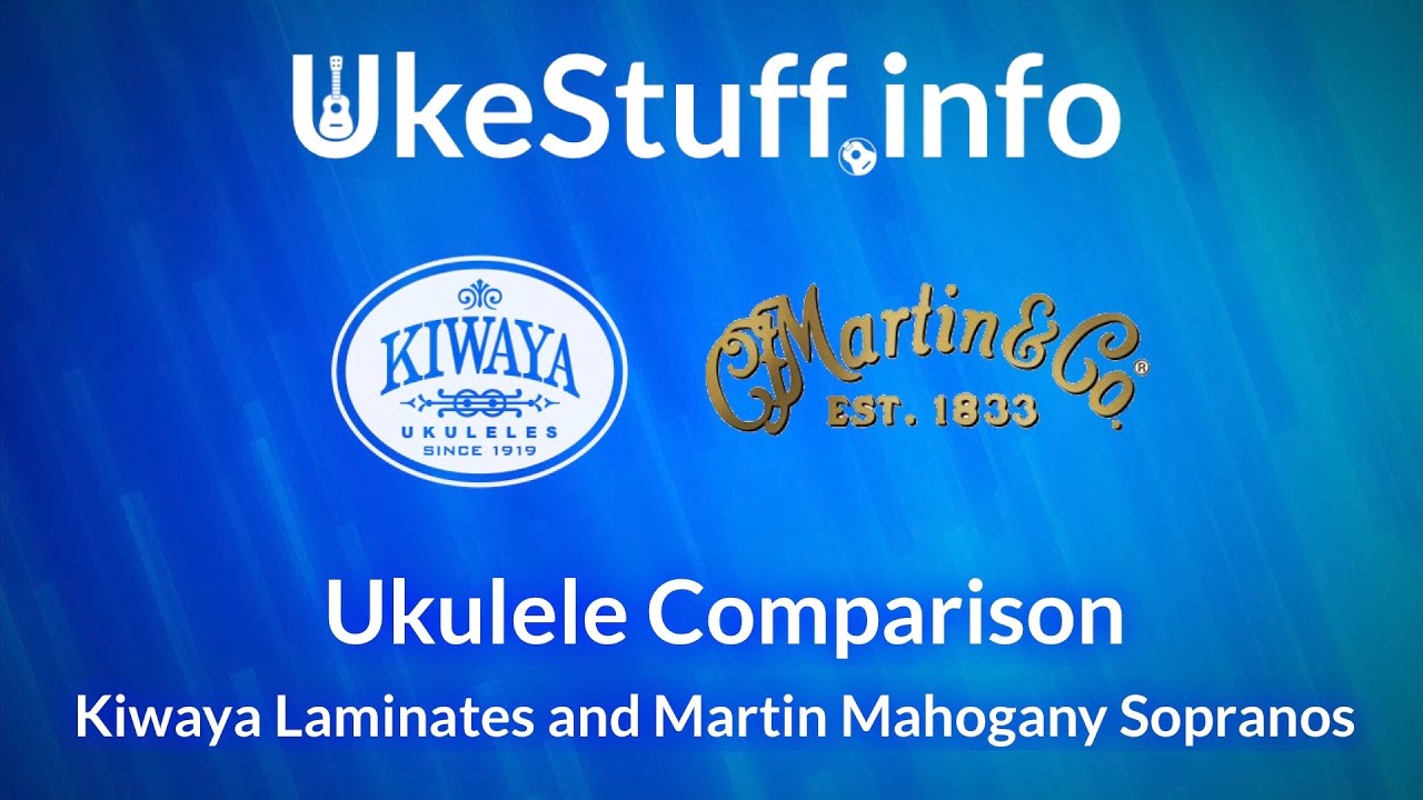 Ukulele Comparison: Kiwaya KS-1 - Kiwaya KSU-1L - Martin S1