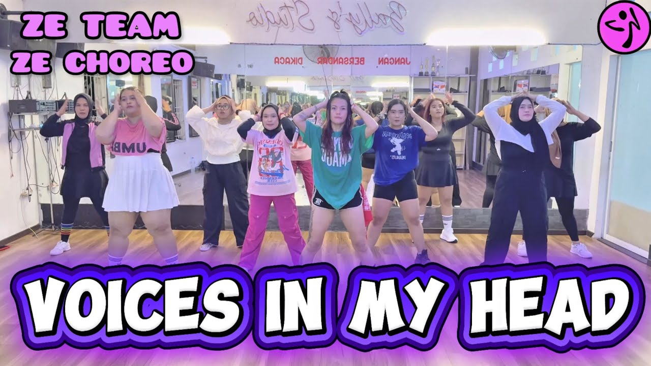 VOICES IN MY HEAD / VIRAL TIKTOK / ZUMBA / DANCE WORKOUT / ZE CHOREO / ZE TEAM BALIKPAPAN 🖤💜