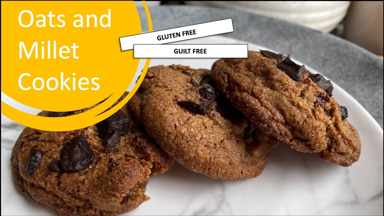 Oats & Millet Cookies | Healthy | Gluten Free | Full of Goodness