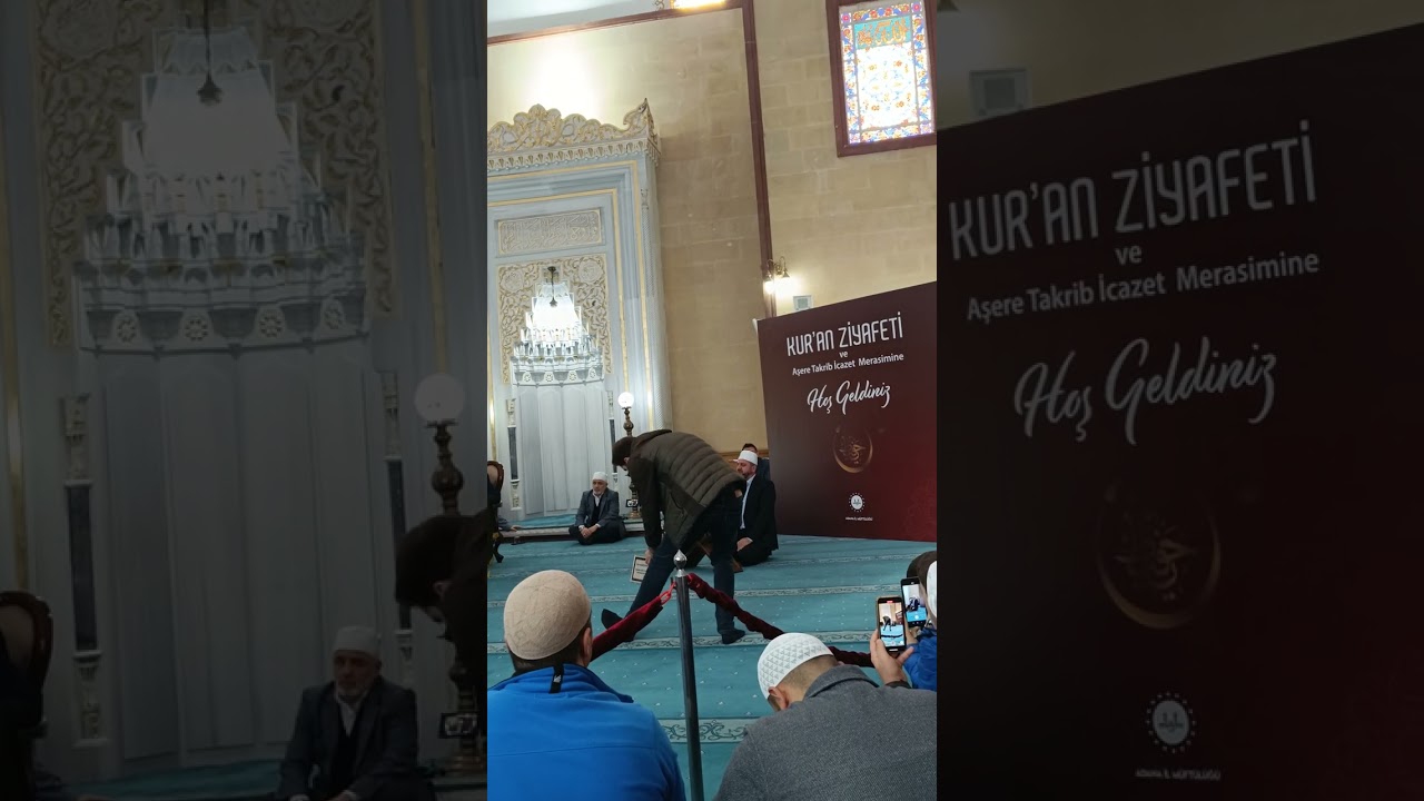 Kurra Hafız Ferruh Muştuer hocamızdan Adana kurraları Aşere takrip icazetinde vücühat üzere okuyuş