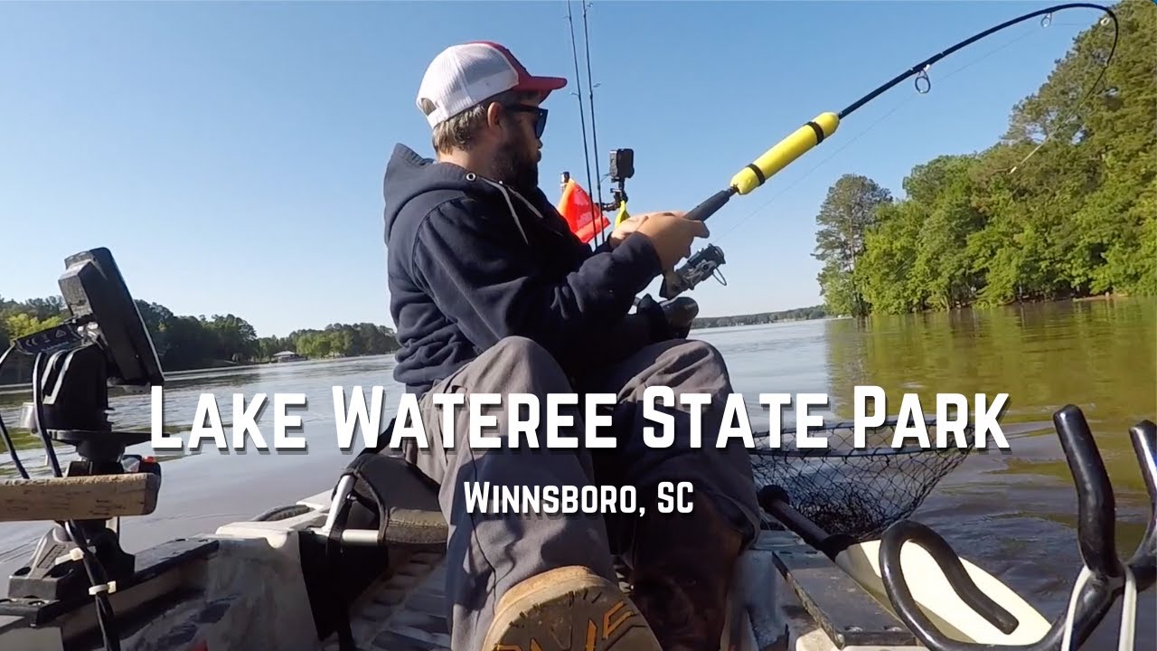 Lake Wateree State Park - Kayak Fishing for Bass - Winnsboro, SC