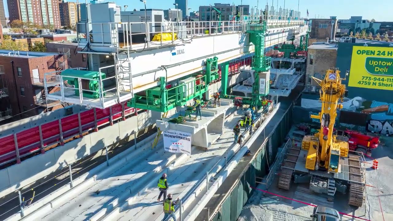 Major Milestone: Final Segment (1,555th) Installed along CTA Red-Purple Modernization
