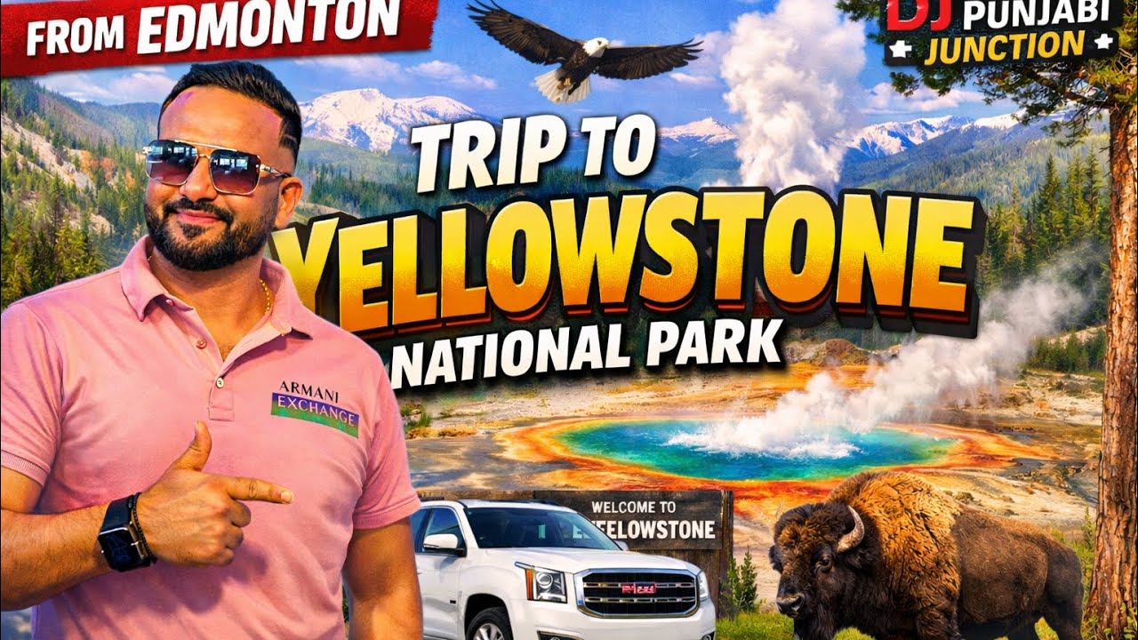 Trip to Yellowstone National Park ( LAND of THE GEYSERS)   !! VOLCANO UNDER OUR FEET !! Travel vlog