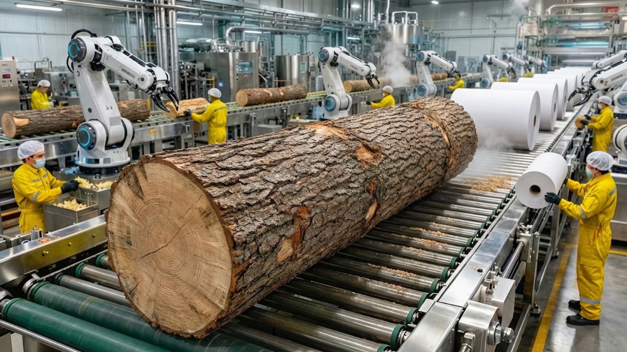They Said It’s IMPOSSIBLE to Film This! Inside The Secret Paper Factory That Supplies The World.