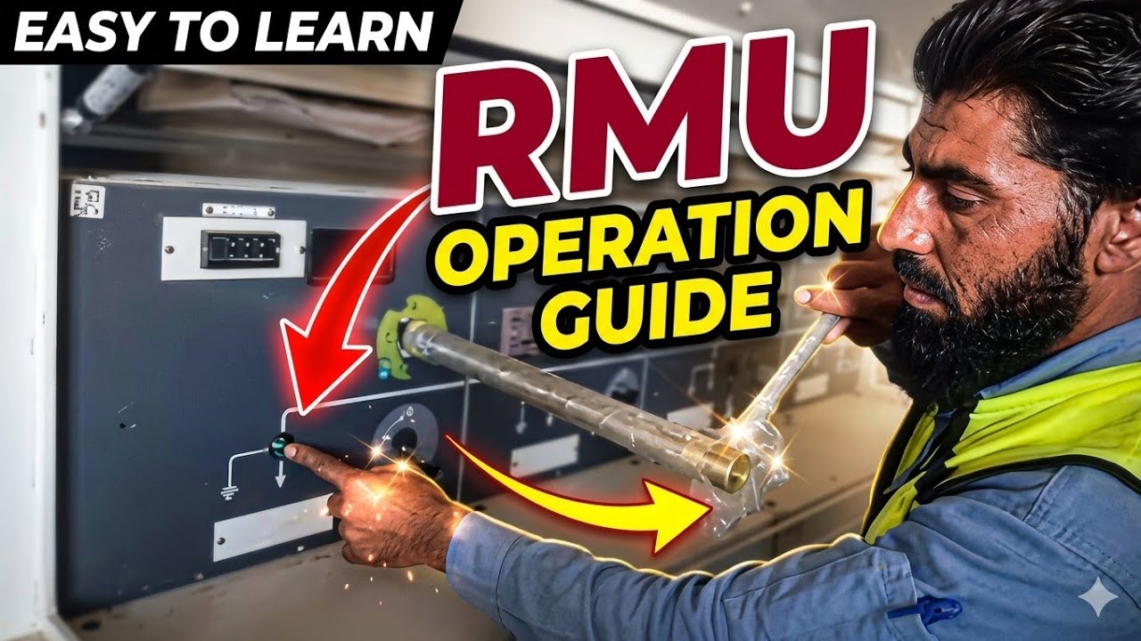 RMU |ring  main unit | on off in urdu | Schneider 4way rmu |