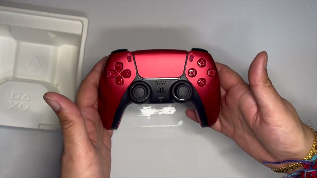 DualSense PS5 Volcanic Red Controller Unboxing