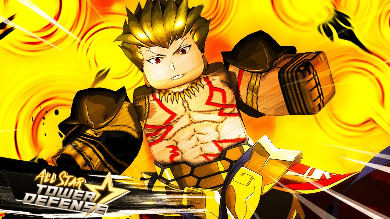 Lvl80 Gilgamesh 6 star is BRAINDEAD OP on All Star Tower Defense | Roblox