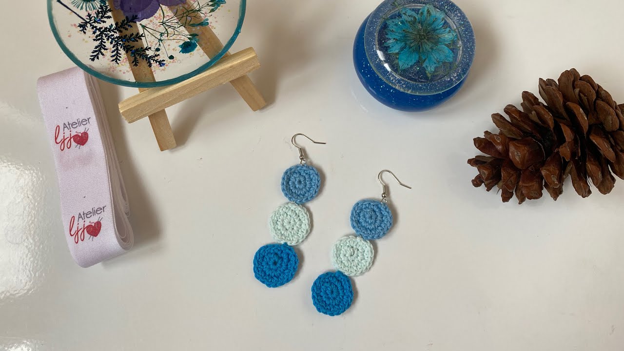 Boucles d’oreilles au crochet