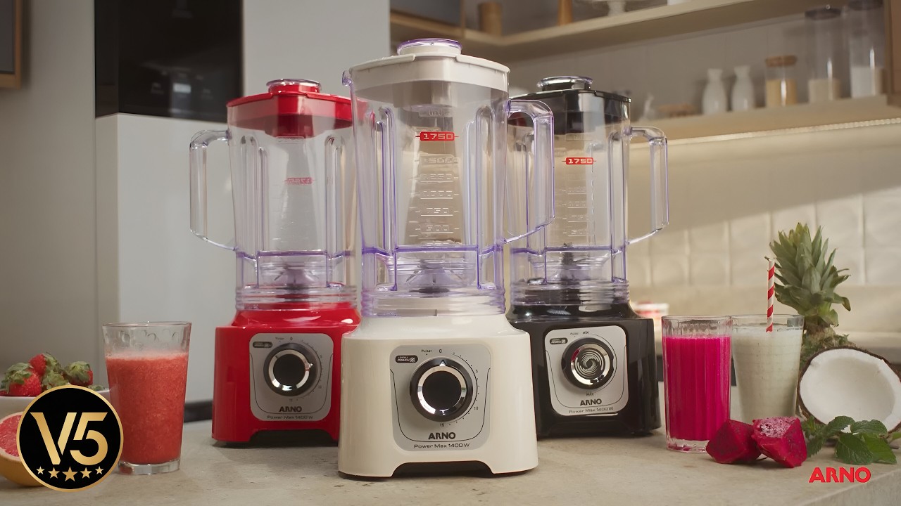 🌀🧊🍓🥤🥣 LIQUIDIFICADOR ARNO POWERMAX 1400W 6 LÂMINAS POWELIX PRO 3.1 LITROS