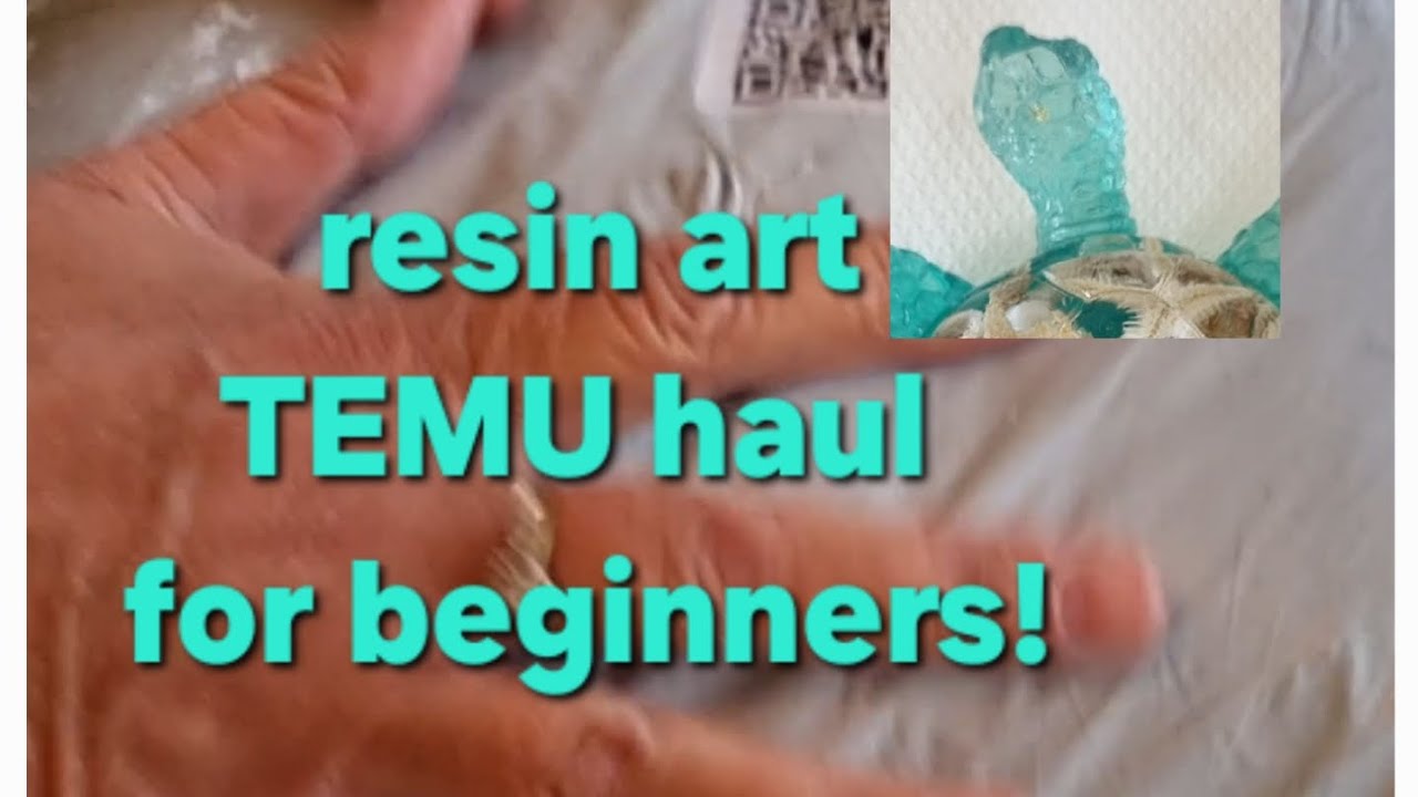 #44 Are resin art products from TEMU any good? I try them out to see