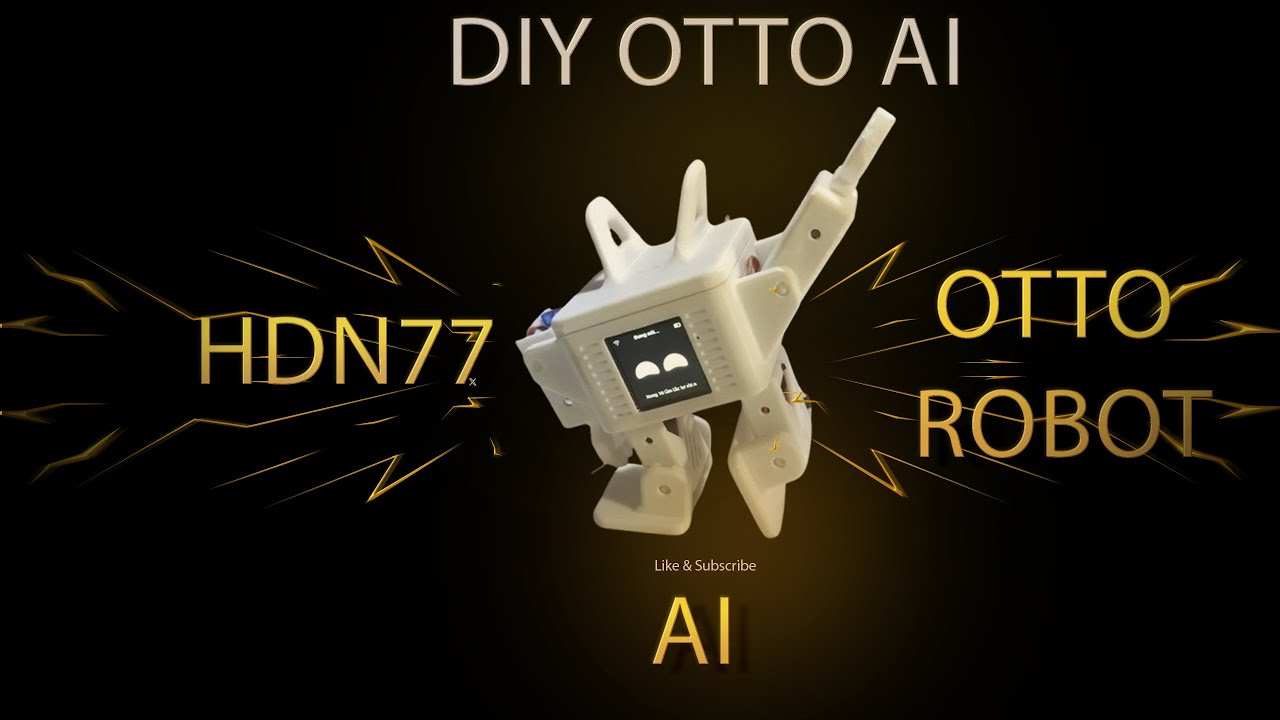 Tự L&agrave;m Robot trợ l&yacute; ảo AI Otto-Robot Xiaozhi . DIY Robot Xiaozhi.#Xiaozhi #OttoRobot #Esp32 #github