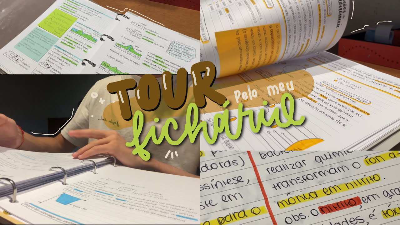 TOUR pelo meu FICHÁRIO!📚~ mostrei TUDO com DICAS