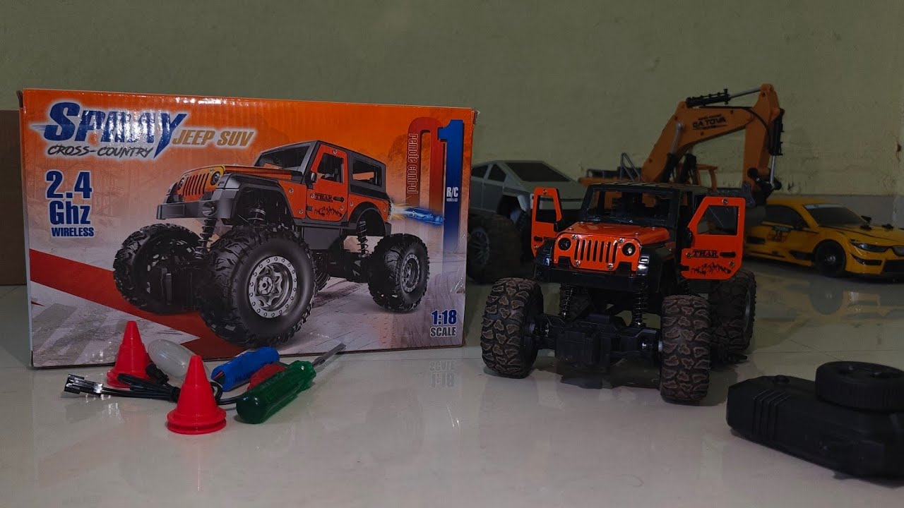 RC Officially Licensed Spray jeep SUV Remote control wireless Unboxing & testing - New New Toys 🚗🎉🔥👍
