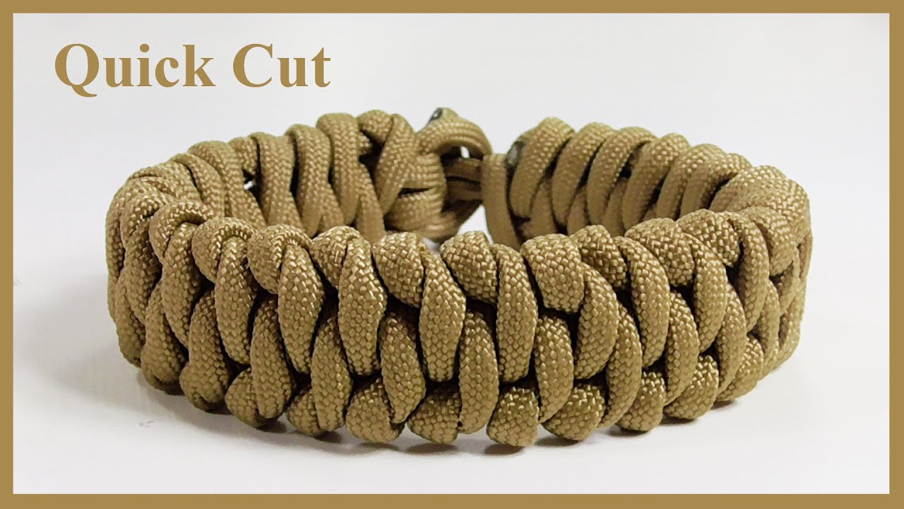 How To Make A January Paracord Bracelet Design Quick Cut