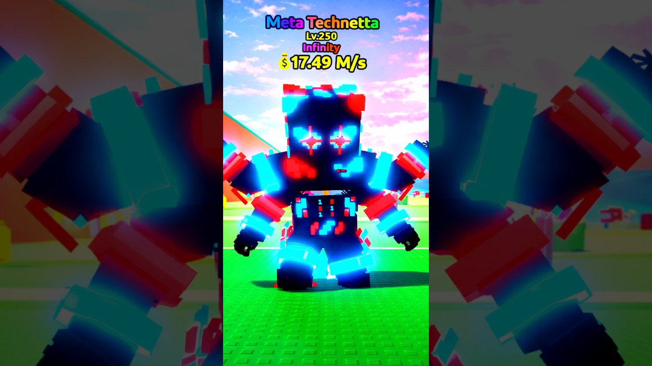 Infinity *META TECHNETTA* #roblox #escapetsunamiforbrainrots #shorts