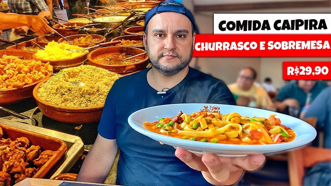 COMIDA CAIPIRA + CHURRASCO + SOBREMESAS POR R$29,90 EM SÃO PAULO - ESTÂNCIA CAIPIRA