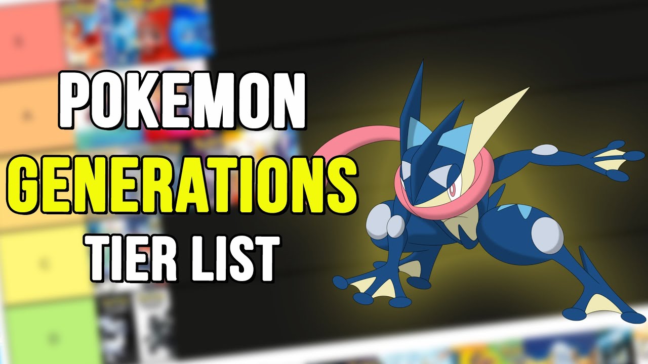 Pokemon Generations Tier List | Ranking Every Pokemon Generation