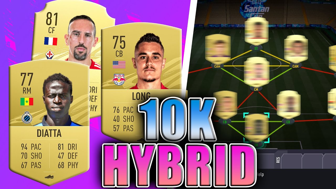CHEAP OP 10K HYBRID STARTER TEAM! - FIFA 21 ULTMATE TEAM CHEAP SQUAD BUILDER