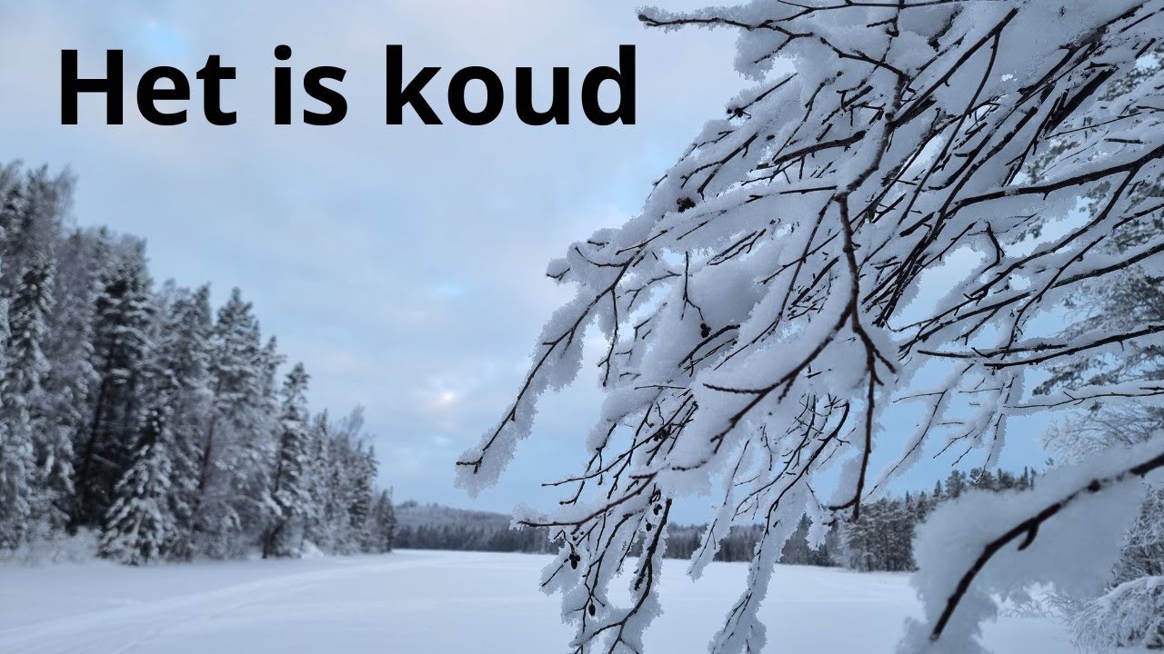 Ik ga de eerste zaadjes zaaien. Het is erg koud.