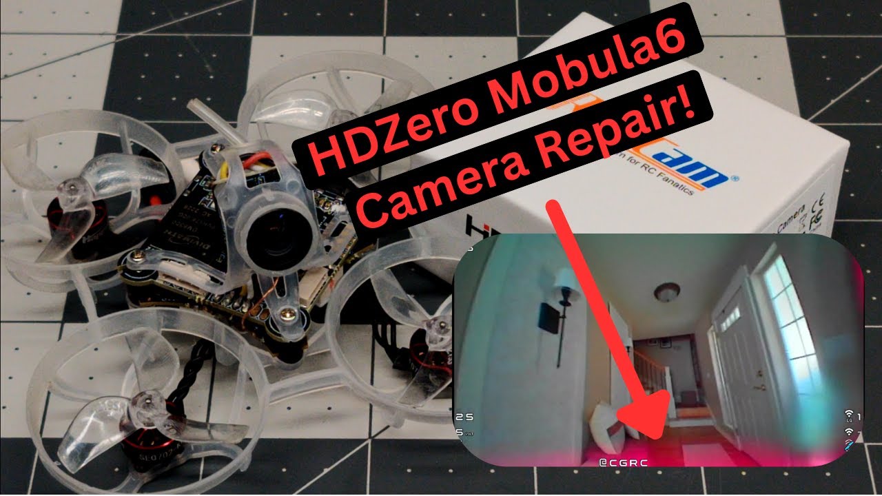 HDZero Mobula6 ECO Camera IR-Filter Repair