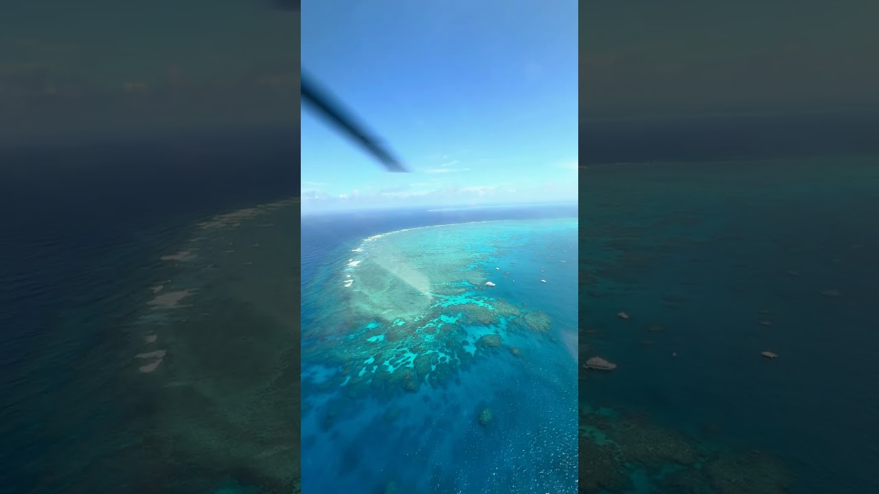 Finally! Above the Great Barrier Reef 🪸🐠 in Cairns, Australia 🇦🇺
