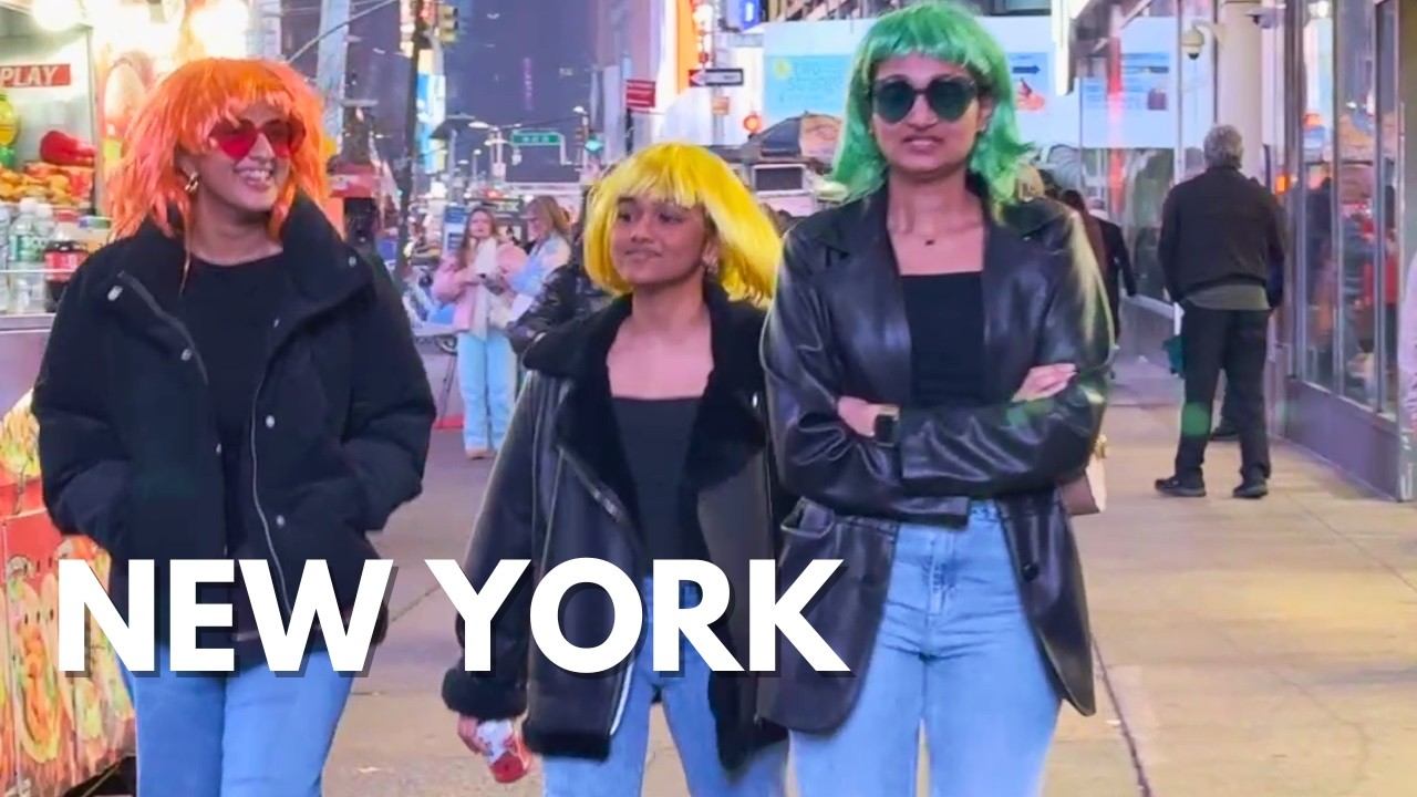 NYC Walk 4K: 8th Avenue North | Real Manhattan Street Life on a Sunday