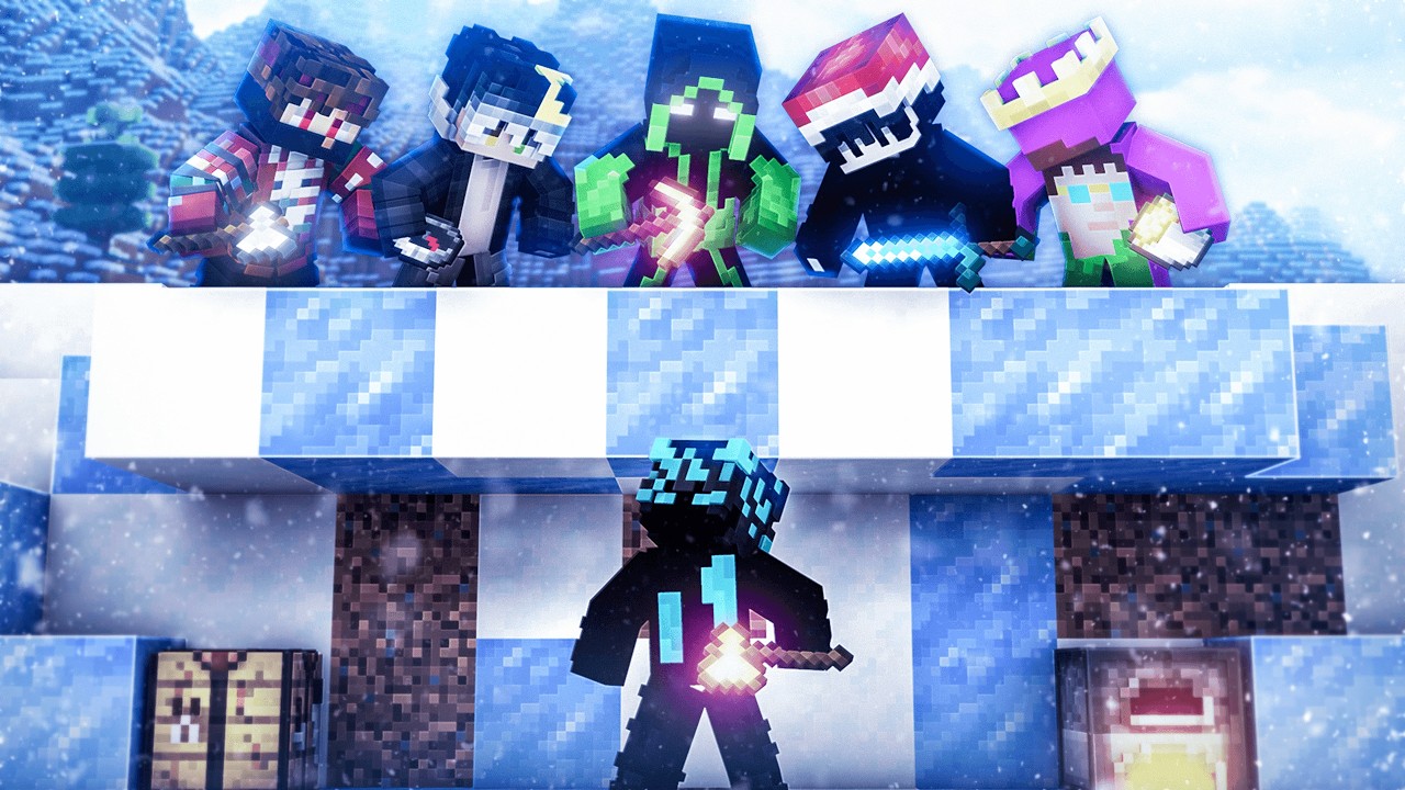 ENDI vs 5 ŁOWCÓW (minecraft speedrun)