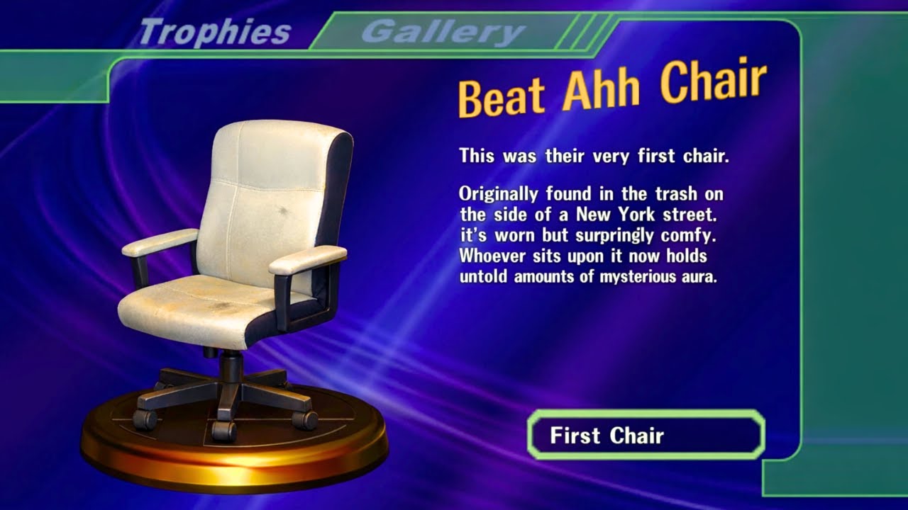 My Old Smash Bros Chair...