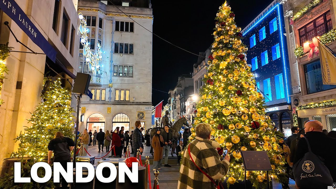 🎄Mayfair at Christmas: ✨The Most Magical & Luxurious Festive Night Walk in London!