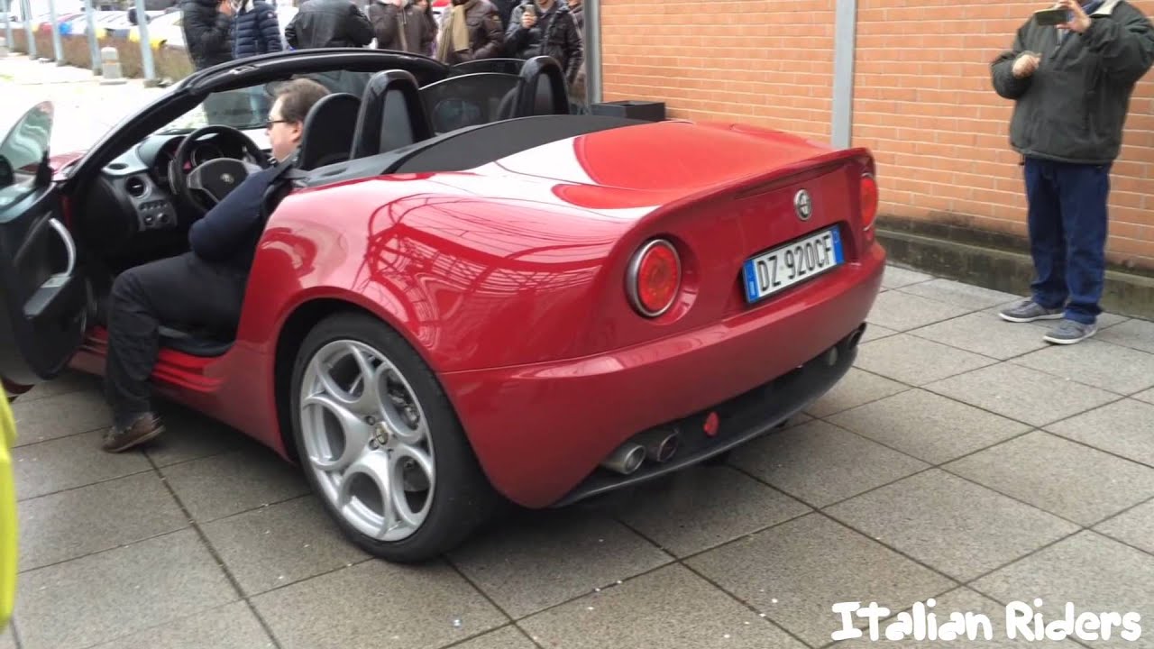 EPIC Sound battle Alfa Romeo 8c vs Alfa Romeo 4c - GoPro HD