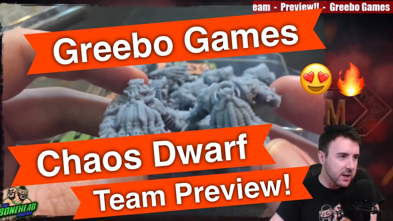 Greebo Games Chaos Dwarf Team - Unbox & Review!