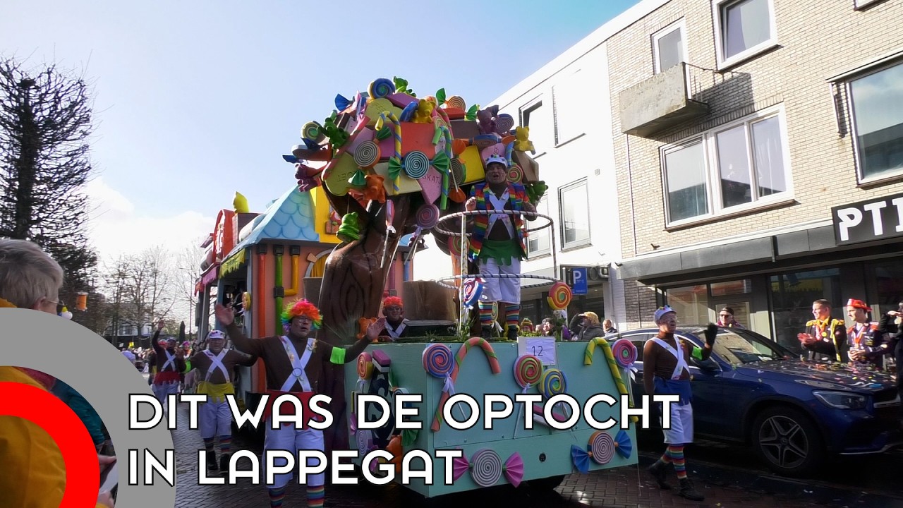 Dit was de optocht in Lappegat
