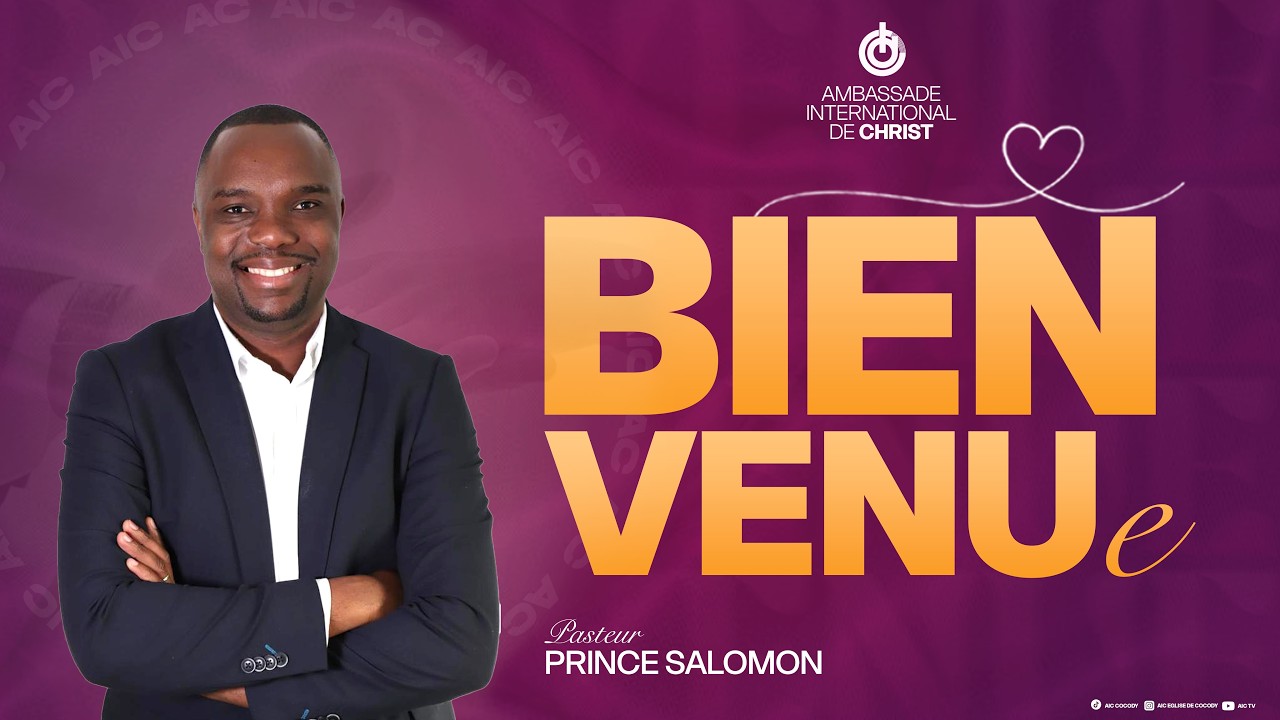 AIC COCODY || CULTE 1|| 5 PREUVES DE L’AMOUR DE JESUS || PS PRINCE DAVID