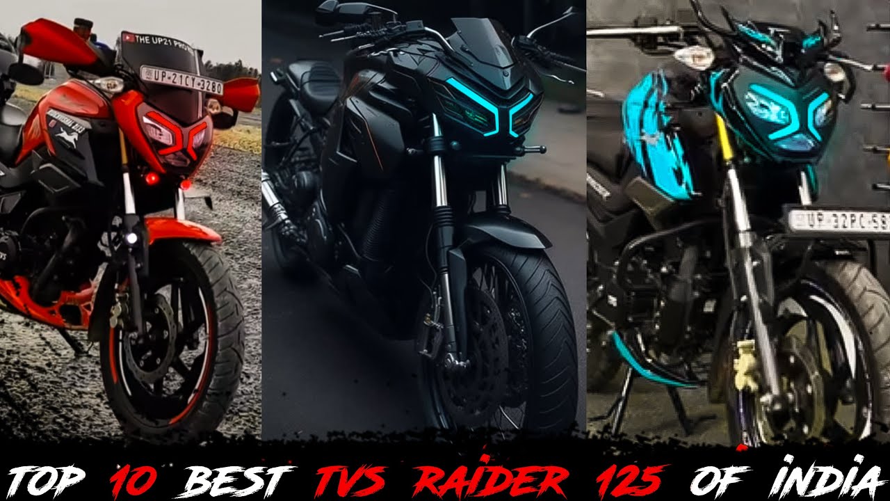 Tvs raider 125 modified⚡️Top 10 best modified raider 125 | Raider 125 wraps