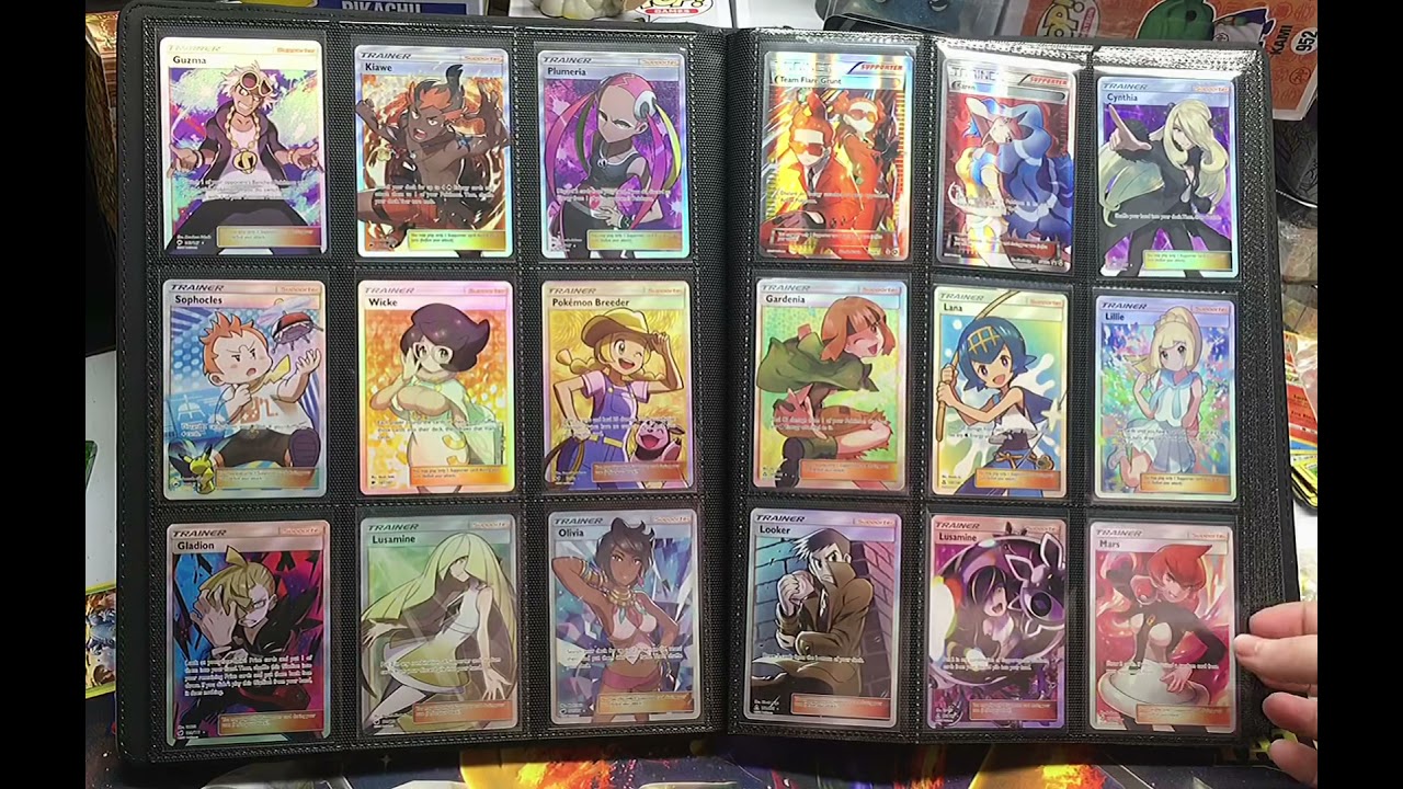 Pokémon Complete Standard Full Art Trainer Binder (English) in order