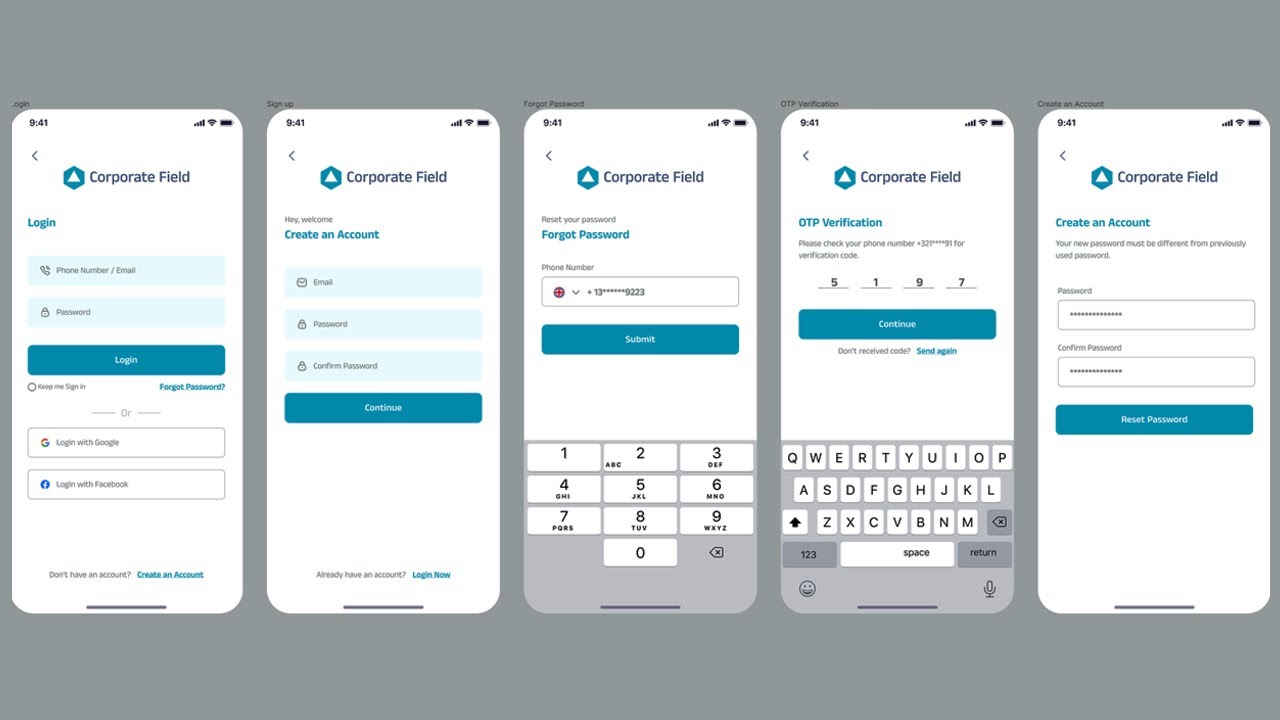 MOBILE APP DESIGN in Figma | Figma MOBILE APP DESIGN