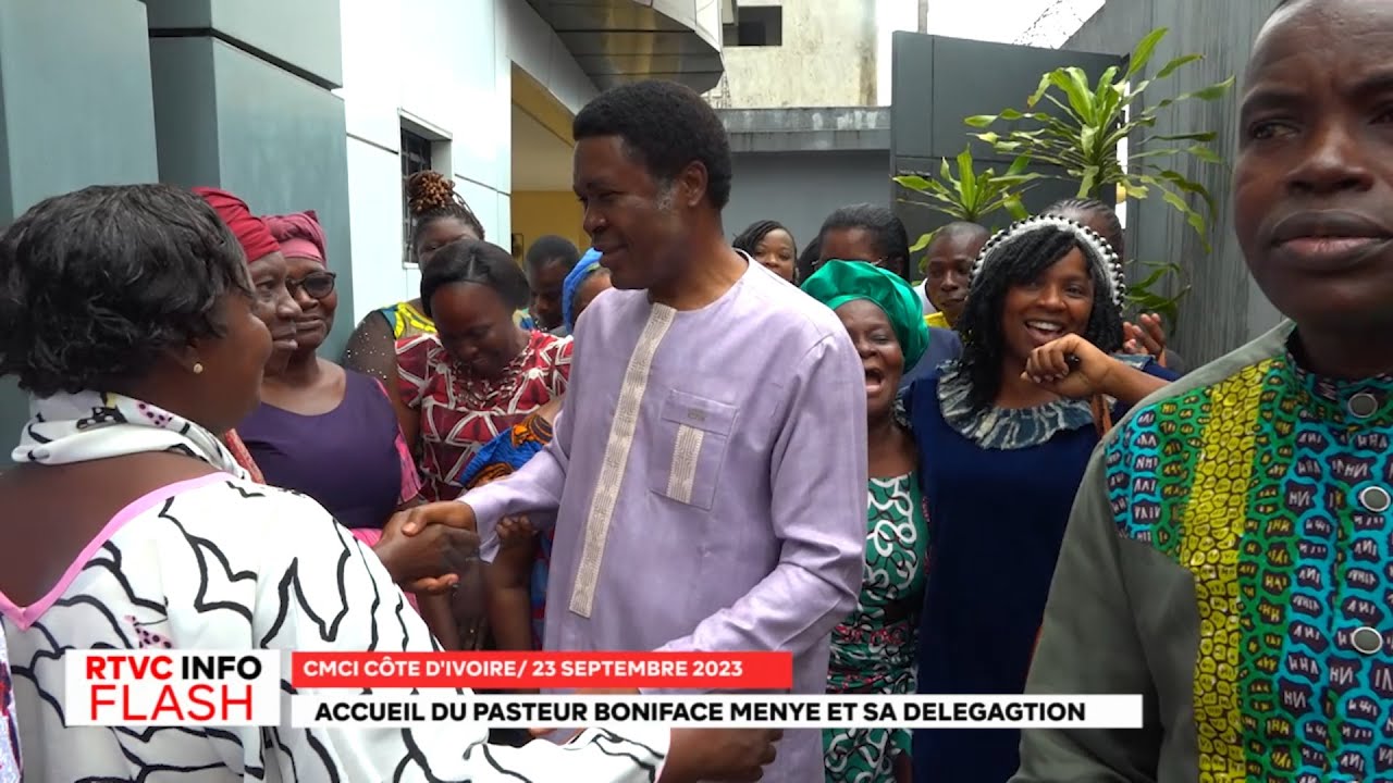 FLASH INFO -  ACCUEIL DU PASTEUR BONIFACE MENYE ET SA DELEGATION DE RETOUR DU CAMEROUN